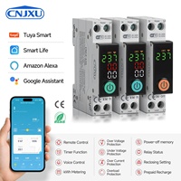 Nouveau disjoncteur intelligent WiFi Tuya 63A avec mesure de consommation kWh, protection contre les surtensions, réenclenchement automatique et fonction prépayée