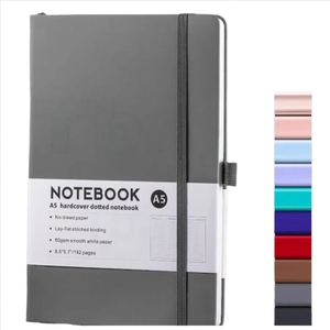 2026 A5 Promotional Custom Logo High Quality Personalized Notepad Journal Hardcover PU Leather Notebook Planner - Product Image 1