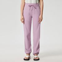 Pantalon de jogging léger de loisirs pour studio de danse, cordon élastique, ourlet réglable, pantalon de survêtement avec poche