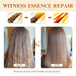 Masker rambut keratin kelapa <span class=keywords><strong>anti</strong></span> keriting, perawatan perbaikan menutrisi rusak - Product Image 3