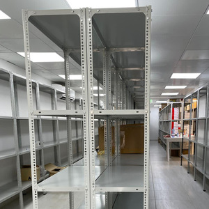 Inverted Hole Angle Steel <b>Shelves</b> 5 Layer Adjustable Galvanized Carbon Steel Storage <b>Rack</b> For Warehouse Commercial Use - Product Image 2