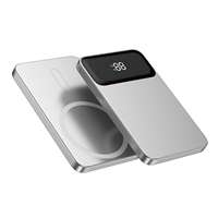 Pengisi Daya Portabel Ultra Tipis Berbahan Aluminium Alloy dengan Baterai Li-Polymer, Pengisian Nirkabel Magnetik & Cepat Tipe-C 22.5W untuk iPhone Android