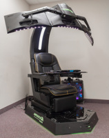 Silla de Cuero Genuino de Gravedad Cero de Lujo para Trabajar desde Casa con Masaje Predator Thronos Imperator Works IW R1