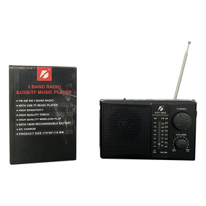 KTF-1653 Haut-parleurs portables professionnels à énergie solaire avec éclairage noir mains libres pour vélo, radio portable à prix avantageux - Product Image 3