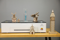 Gweike Cloud 3D bricolage mini CO2 50W laser gravure et découpe pour bois acrylique cuir MDF bois