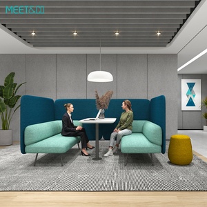 B2B Modular Acoustic Privacy Office <b>Sofa</b> Pod Steel <b>Frame</b> Ergonomic Design BIFMA Certified for Living Room Bedroom Hospital Use - Product Image 1