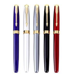 Stylo bille métallique classique coloré de 0,35 mm pour réunions d'affaires, personnalisable avec logo laser, vente en gros pour fabricants - Product Image 5