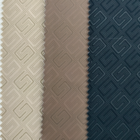 Tissu tricoté en pongé de cuir PU léger, doux au toucher, effet soie, épaisseur 0,18 mm, anti-moisissure, résistant à l'abrasion, pour la vente en gros