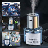 Diffuseur d'arômes Citron Lavande Jasmin pour Voiture, Désodorisant de Tableau de Bord, Aromathérapie, Diffuseur de Parfum en Papier Coton, Spray Parfumé