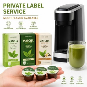 Caja Surtida de Cápsulas de Matcha Compatibles con Keurig, Té Verde de Grado Mixto, Paquete a Granel, Venta al por Mayor, Personalizado, OEM, Marca Privada, en Stock - Product Image 1