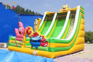 Kid Bouncer Slide Kommerzieller aufblasbarer Sprung Hüpfburg Bounce House Combo Kunden spezifischer aufblasbarer Themenpark der Spaß stadt