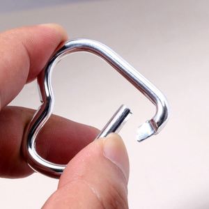 Love Heart Spring Hook Aluminum Alloy Carabiner Heart Shaped Portable Eco-Friendly Sports for Backpack Kettle High Quality - Product Image 1