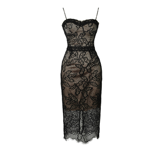 20392 vendita calda da donna set eleganti in <span class=keywords><strong>pizzo</strong></span> di qualità canotta in <span class=keywords><strong>pizzo</strong></span> e gonna lunga a tubino da donna - Product Image 5