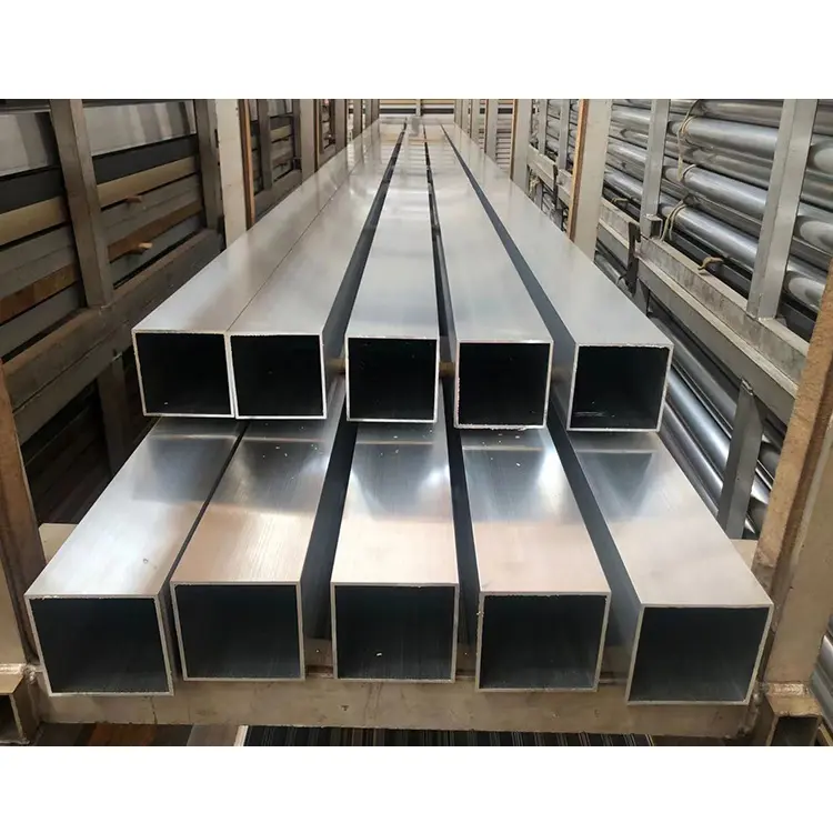 Tuyau d'alliage d'aluminium de 52mm, tuyau d'aluminium 100 mm 6061 , 6063 T5 Tuyau flexible de ventilation en aluminium Catolog Factory Fabricant