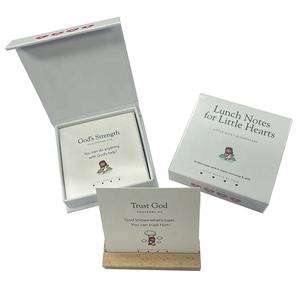 Cartes d'affirmation personnalisées avec versets bibliques, boîte magnétique, pack pour enfants, ensemble de cartes flash positives quotidiennes, imprimable - Product Image 1