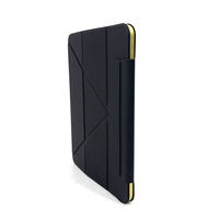 Housse pliable réglable pour iPad Pro 12.9 20/21/22, doublure douce anti-rayures avec support de visualisation multi-positions