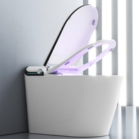 Nouvel arrivage de toilettes intelligentes, entièrement automatiques avec commande vocale, chauffage instantané, élargissement des sièges, rinçage automatique, bidet électrique, toilettes intelligentes