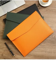 Bolso tipo billetera promocional de cuero PU personalizado con cierre magnético para llevar documentos y sobres