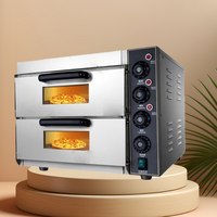 Four à sole électrique professionnel pour restaurant de pizzas, haute performance, système de cuisson à simple ou double sole