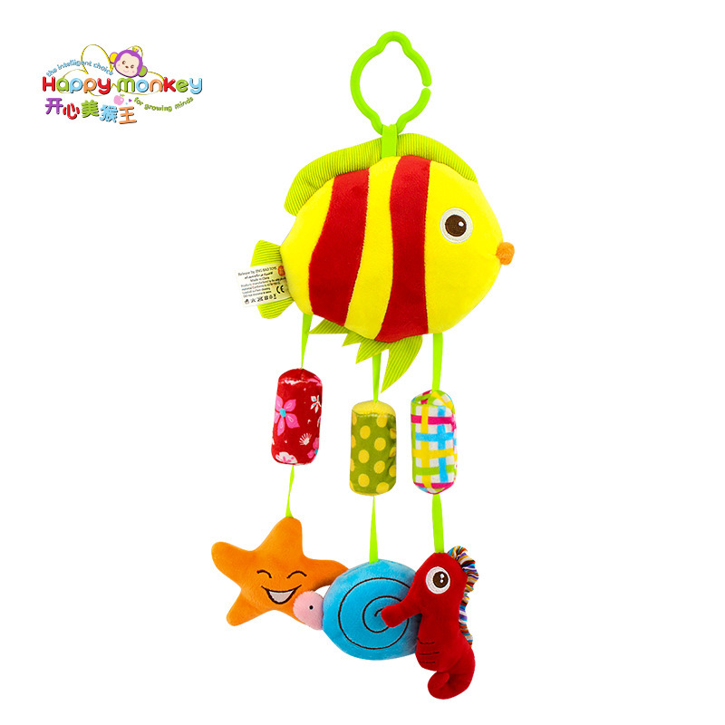 新品 y owling and bam owling 2022 H031B Large Owl Plush Wind Chimes Baby Bed Hanging Toys