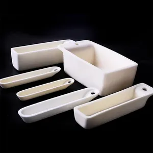 High Temperature 99 Rectangular Alumina Boat Crucible