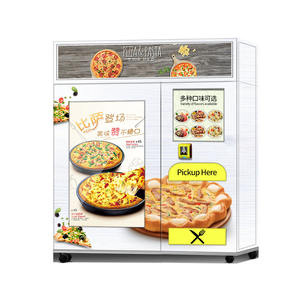 60-80 capacità di intelligenza artificiale 304 acciaio inossidabile microonde e forno riscaldamento Pizza distributore automatico all'aperto - Product Image 4