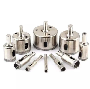 Honsen diamant noyau forets 10 pièces ensemble 6-160mm verre scie cloche pour carreaux céramique marbre et bouteilles bricolage - Product Image 4