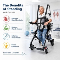 Exosquelette de rééducation de la marche en aluminium léger et réglable, certifié CE, pour la rééducation après un AVC
