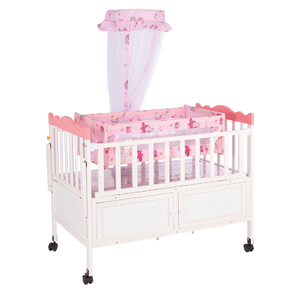 All'ingrosso Portatile per Bambini Recinzione per Bambini Lettino da Viaggio Lettino per Bambini Playard con Porta laterale in Legno Culla per Bambini - Product Image 3