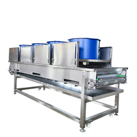 Aardappel Groente Fruit Reinigingsmachine Lucht Drogen Productielijn Jujube Noten Was-En Droogmachine