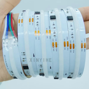 Bande lumineuse LED RGBIC COB en <span class=keywords><strong>cuivre</strong></span> IP20 24V 15mm 840 LED/s ultra-lumineuse avec télécommande pour intérieur et extérieur – Vente en gros - Product Image 2
