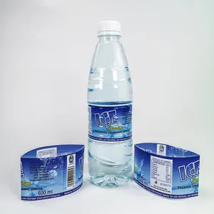 Plastic water bottle pvc pet shrink sleeve label printing