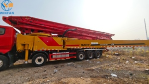 Used <strong>SANY</strong> SYM5552THB Concrete <strong>Pump</strong> Truck 710SA Series 5-Axle Diesel Engine Closed <strong>Hydraulic</strong> System - Product Image 3