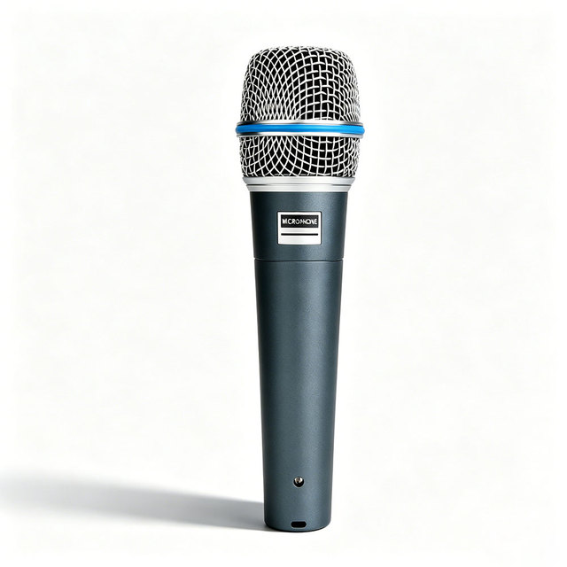BeTa 57A Instrument Microphone - Supercardioid Dynamic Mic for Vocal and Instrumental Applications , Durable Steel Mesh Grille