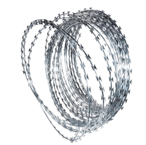 <span class=keywords><strong>Fil</strong></span> <span class=keywords><strong>barbelé</strong></span> en PVC (<span class=keywords><strong>vert</strong></span>, noir, jaune) à résistance accrue à la corrosion - Product Image 1