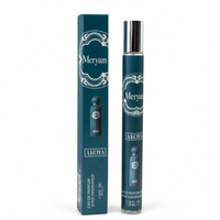 Coffret Cadeau Cylindre Brillant Teal Green Her & Him EDP Spray pour Anniversaire, Soirée Romantique, Sortie en Ville, Bar, Nuit en Amoureux