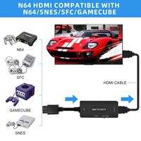 Convertisseur N64 vers HDMI 1080p, sortie HDMI à faible latence pour téléviseur, moniteur, projecteur