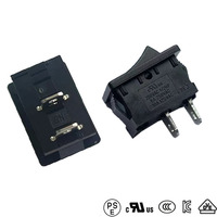 Interrupteur à bascule de haute qualité 2 positions 2 broches 3 broches marche/arrêt Kema Keur Rleil 250V IP66 PA66/PC Matériel DPDT Marque BEJ