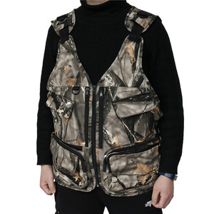 Chaleco Táctico de Camuflaje de Algodón, 4 Bolsillos, Chaleco de Director de Caza de Algodón Puro, Tallas M, L, XL, XXL, XXXL - Product Image 2
