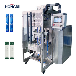 Machine d'emballage de sachets liquides multifonctionnelle à 4 colonnes pour le remplissage de lait, de yaourt, de lait de soja et de boissons laitières - Product Image 1