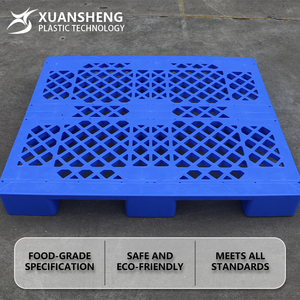 <span class=keywords><strong>Pallet</strong></span> Euro bền với cốt thép 1200800145mm, lối vào 4 chiều, chín chân HDPE/PP, <span class=keywords><strong>pallet</strong></span> có thể xếp chồng cho kho - Product Image 2