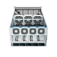 Châssis de serveur quasi-système 6U montable en rack ATX 8 cartes 3090 4090 pour jeux, apprentissage profond, calcul IA, rendu