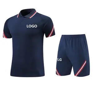 NEW 2022 2023 Soccer Uniform Thai quality Training Polo Football Shirt Shorts Full Set Soccer Jersey