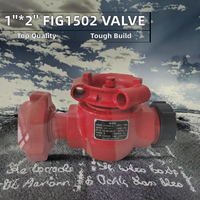 Vanne à boisseau API 6A de haute qualité pour machines pétrolières, vanne de régulation réglable 1"*2" FIG1502