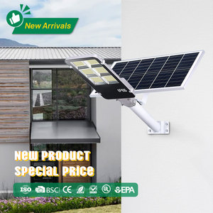 Farola solar de aluminio de alta eficiencia 100W 200W <span class=keywords><strong>DC</strong></span> Ip65 impermeable al aire libre carretera accesorio de iluminación Led - Product Image 1