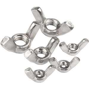 Eight Directions Wing Nuts M3 M4 M5 M6 M8 M10 M12 DIN315 Metric Polished Flat Head High Strength - Product Image 1