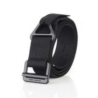 Cinturón Táctico de Nailon HT para Exteriores, para Hombres y Mujeres, para Combate, Rescate, Deportes de Ocio, Escalada, 38 mm de Ancho, con Hebilla de Hierro