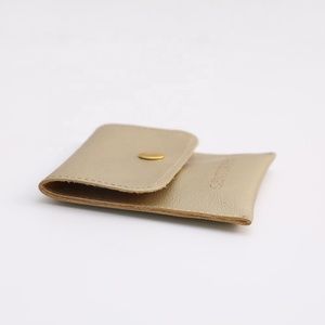 ถุงใส่เครื่องประดับหนัง PU ขนาด 8*8 ซม. ขายส่ง พร้อมกระดุมแป๊ก ปิดผนึกอย่างดี ใช้เป็นถุงของขวัญ  รับสกรีนโลโก้ - Product Image 4