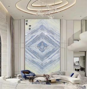 Pietra BOTON pietra naturale <span class=keywords><strong>sfondo</strong></span> di marmo per TV Premium decorativo blu lastre di marmo da parete - Product Image 4