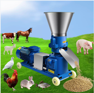 Machine de fabrication de granulés d'aliments pour porcs domestiques à partir de sciure de scie, de minéraux, de tourteaux de tournesol, de son de blé, de bagasse de canne à sucre - <span class=keywords><strong>Prix</strong></span> Chine - Product Image 1